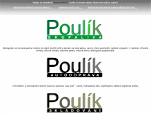 Tablet Screenshot of poulik.cz